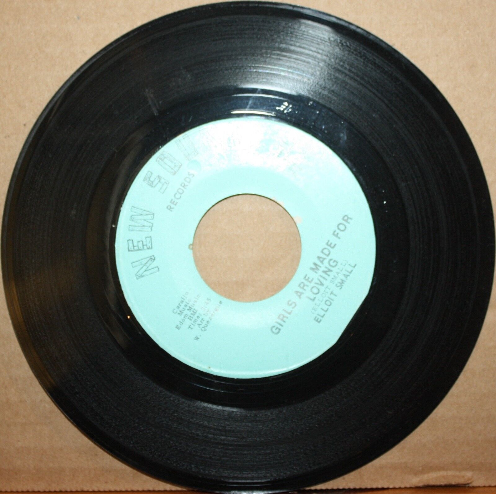 ELLOIT SMALL Girls Are Made For Loving STAY IN HEART N.O. Soul 45 NEW SOUND 1001