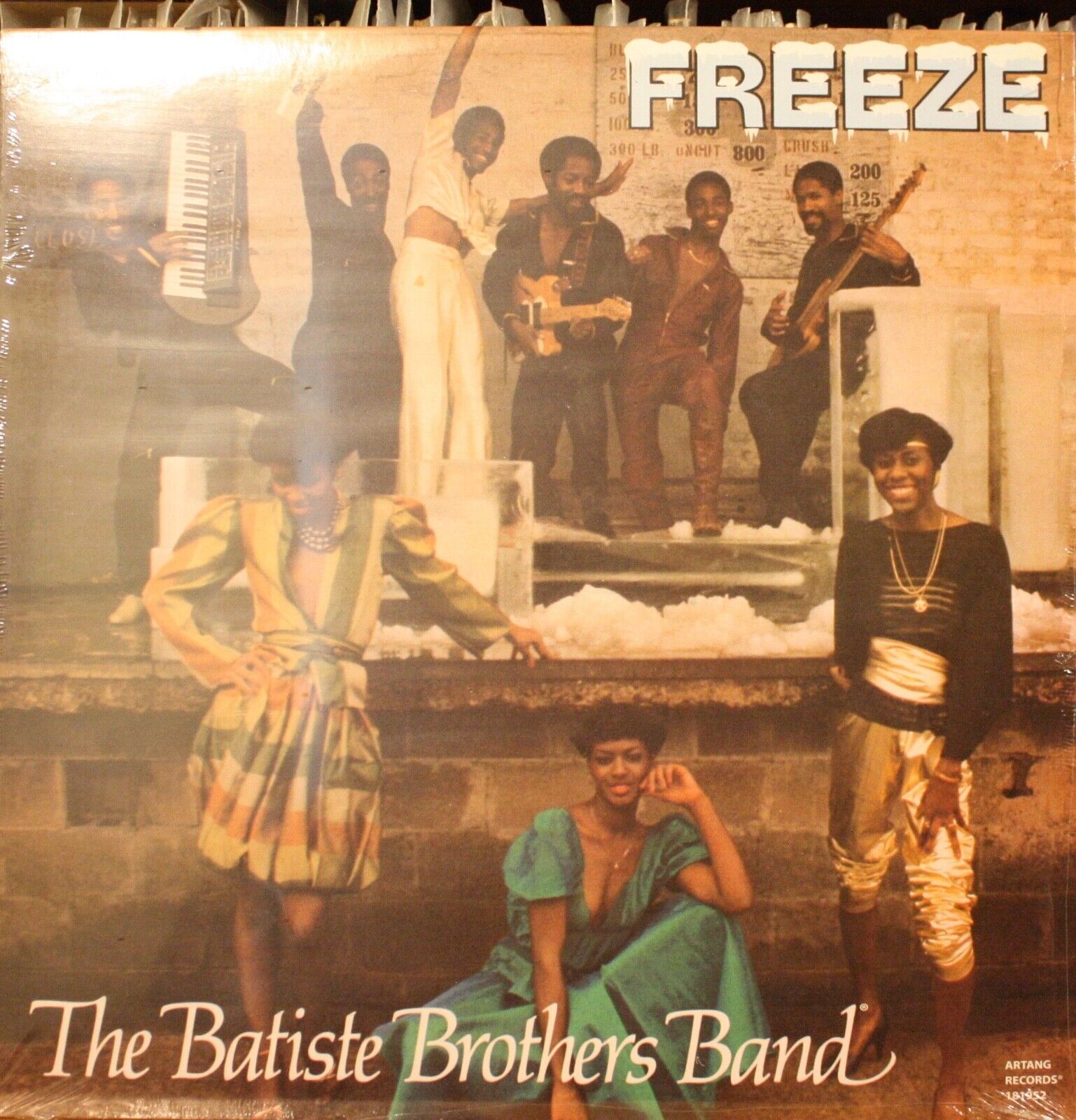 BATISTE BROTHERS BAND *Freeze* 1982 New Orleans Funk LP on ARTANG 181952 Reissue
