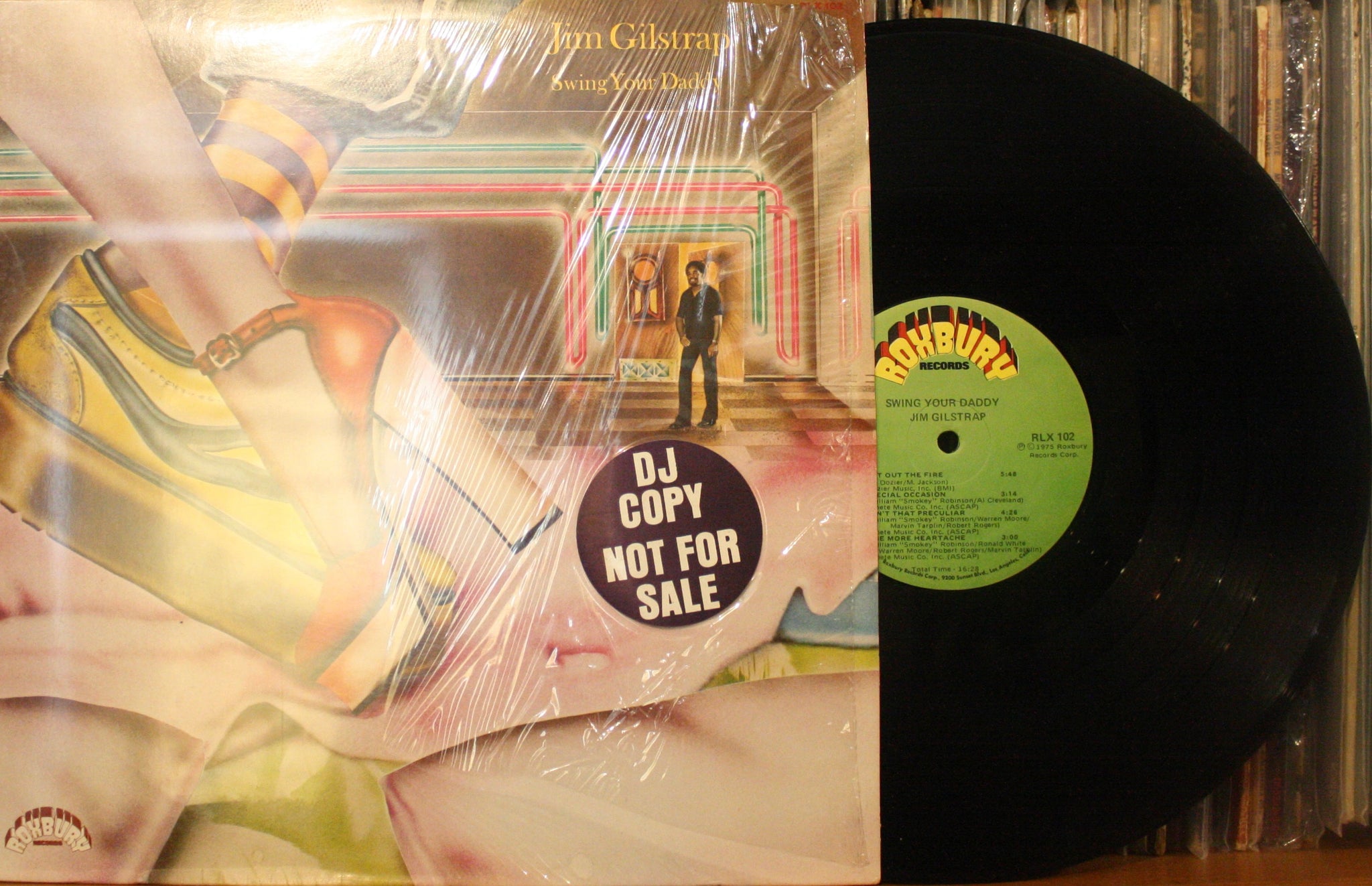 JIM GILSTRAP *Swing Your Daddy* 1975 Soul Funk LP on ROXBURY RLX 102 Santa Maria Pressing