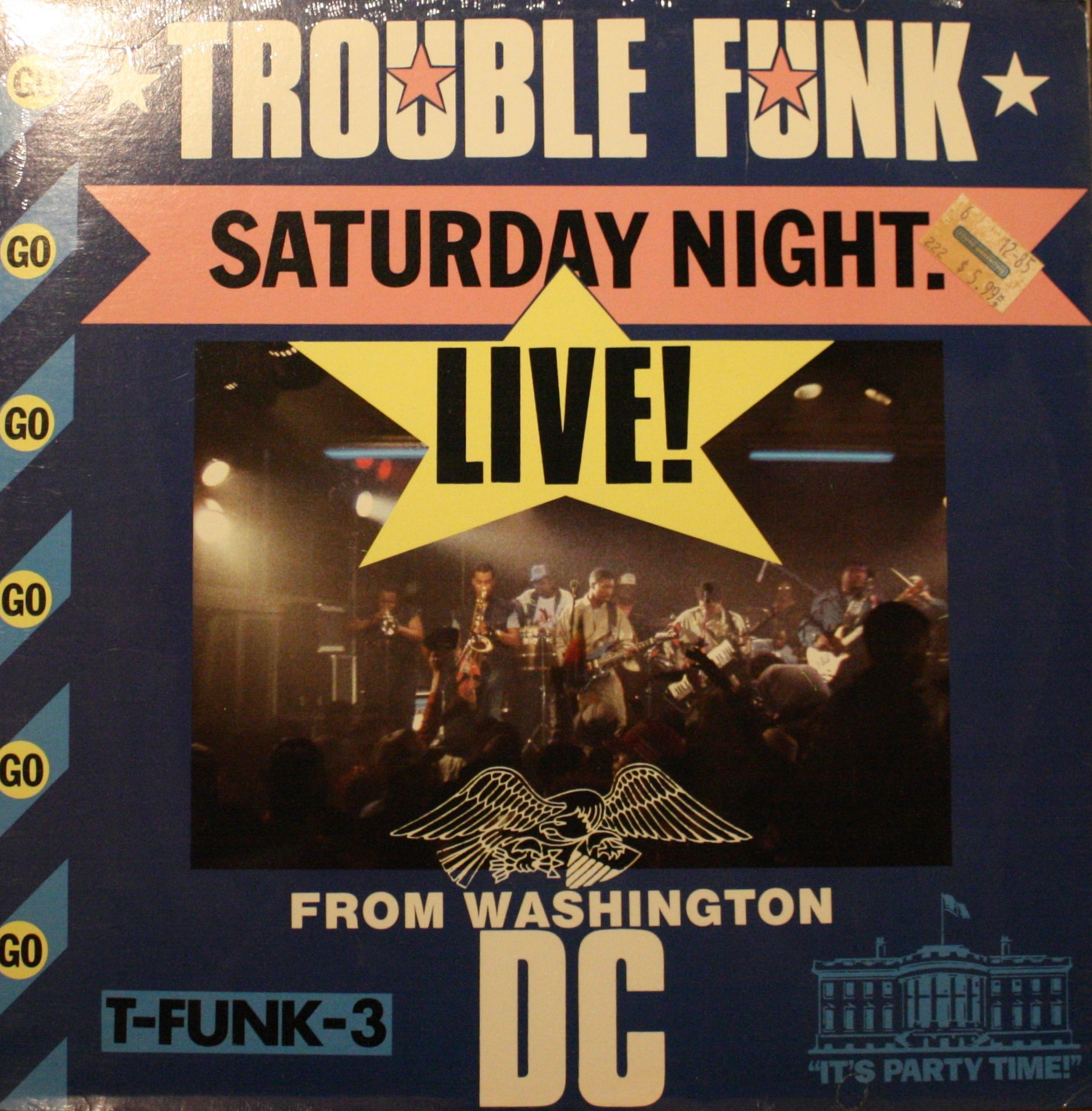 TROUBLE FUNK *Saturday Night Live From Washington D.C.* 1983 GO-GO LP on TTED 90488-1-Y Original Sealed Pressing