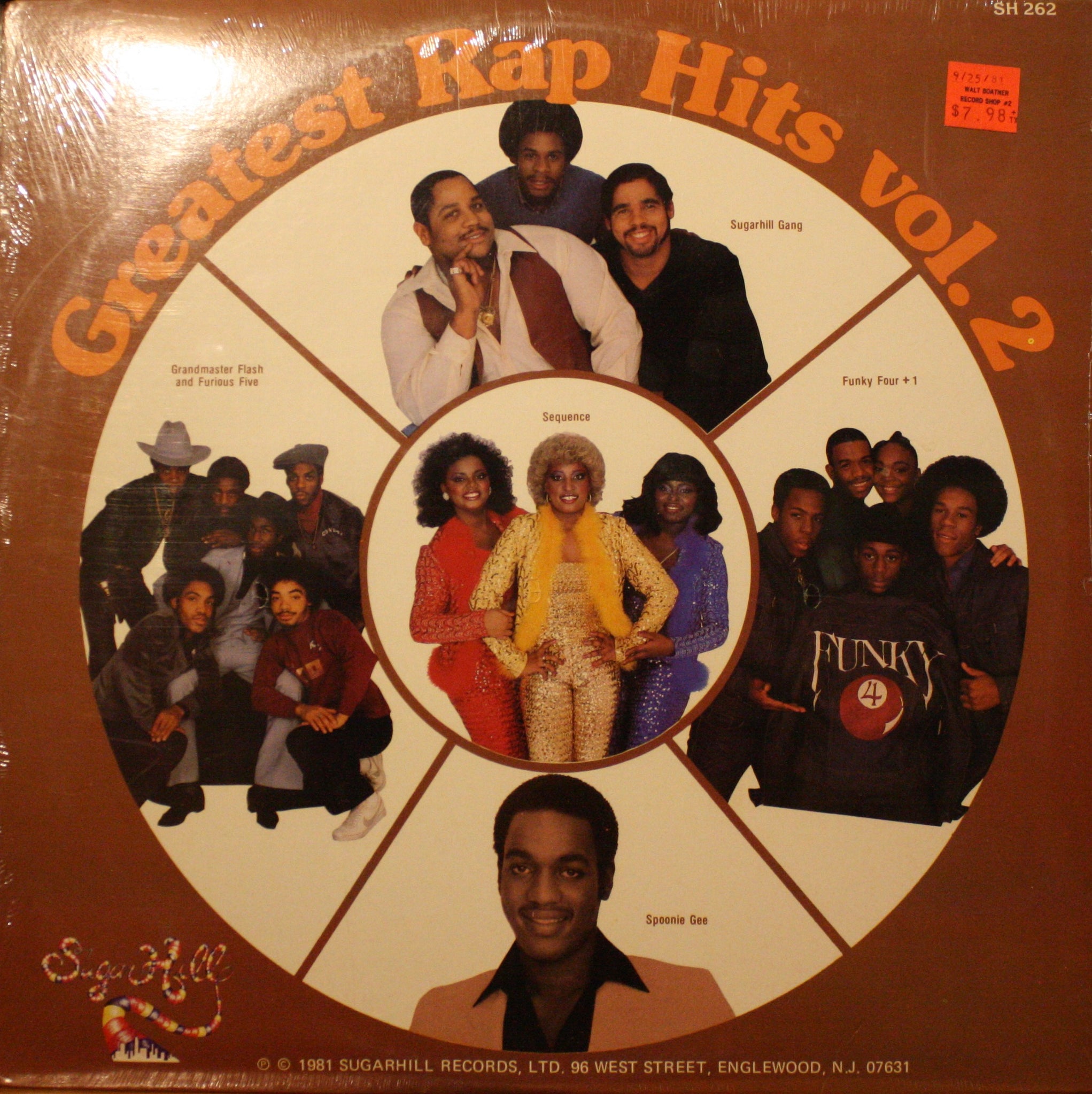 GREATEST RAP HITS vol. 2 Various Artists Hip Hop LP on SUGAR HILL SH 262 Original Sealed Pressing