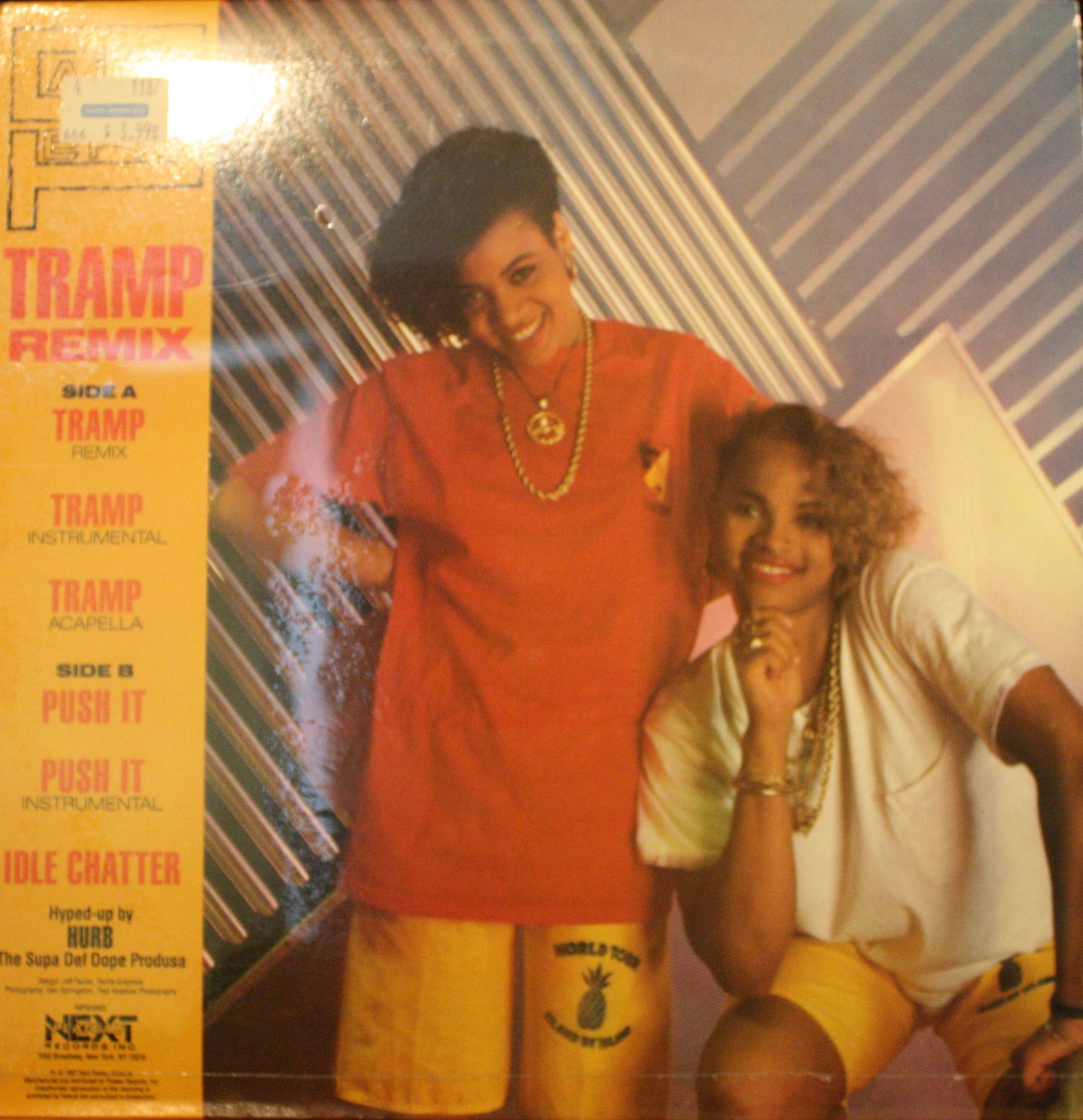 SALT 'N' PEPA *Tramp (REMIX)* PUSH IT 1987 Hip Hop 12" Single on NEXT PLATEAU NP50063 Sealed Original Pressing